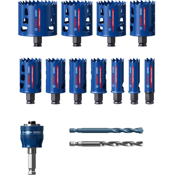 Набір коронок Bosch Expert Tough Material, 14 шт