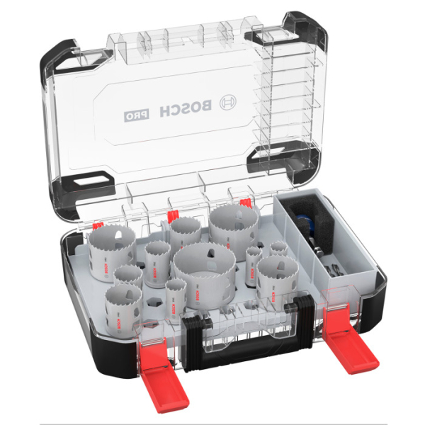 Комплект коронок Bosch PRO Multi Material PC Plus, 14 шт
