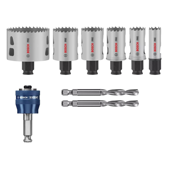 Комплект коронок Bosch PRO Multi Material PC Plus, 9 шт
