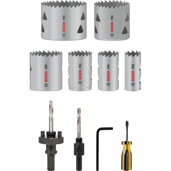 Набор коронок Bosch PRO Multi Material, 12 шт