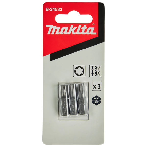 Биты Makita T20, T25, T30