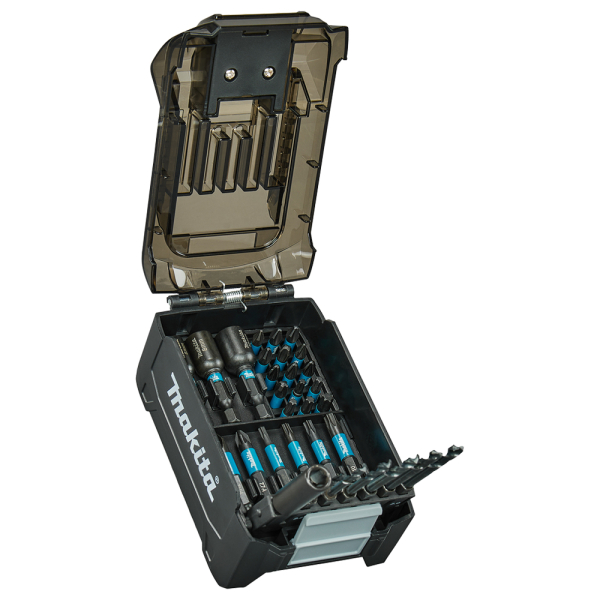Набір біт та свердел Makita Impact Black у формі батареї XGT, 31 шт