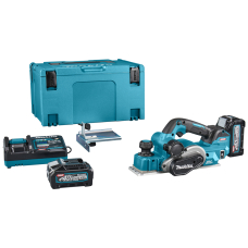 Аккумуляторный рубанок Makita XGT 40 V MAX KP001GM201, 2x4.0Ah, з/у, кейс