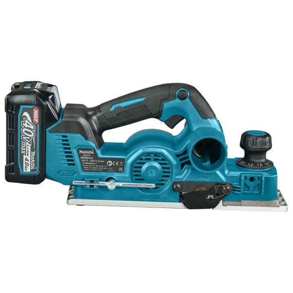 Аккумуляторный рубанок Makita XGT 40 V MAX KP001GM201, 2x4.0Ah, з/у, кейс