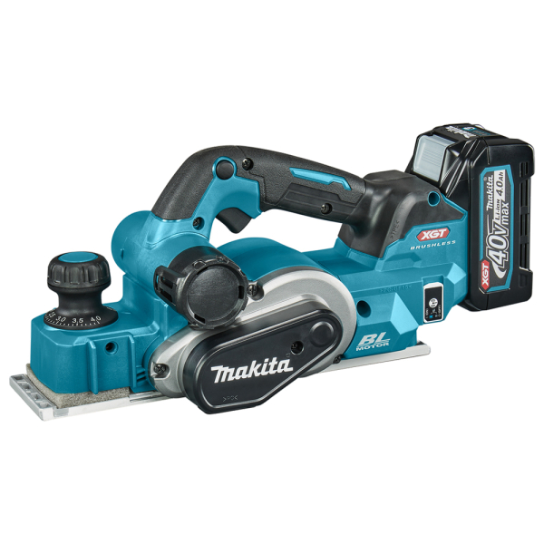 Акумуляторний рубанок Makita XGT 40 V MAX KP001GM201, 2x4.0Ah, з/п, кейс