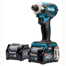 Акумуляторний гвинтоверт Makita TD001GM201 XGT, 2x4.0 Ah, DC40RA, Makpac