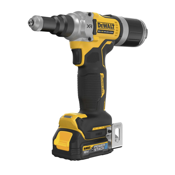 Заклепувальник акумуляторний DeWALT DCF414E2GT, 2х1.7Ah, з/п, валіза TSTAK