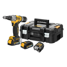 Заклепщик аккумуляторный DeWALT DCF414E2GT, 2х1.7Ah, з/у, кейс TSTAK