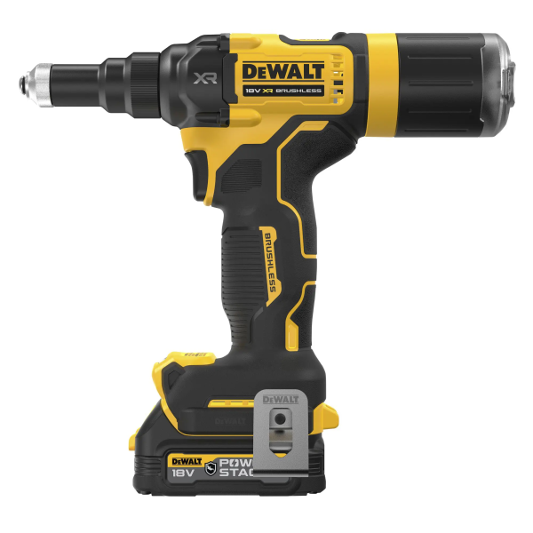 Заклепувальник акумуляторний DeWALT DCF403E1GT, 1х1.7Ah, з/п, кейс TSTAK