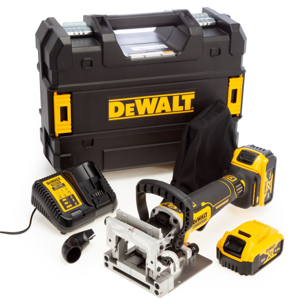 Аккумуляторный фрезер DeWalt DCW682P2, 2x5.0Ah, з/у, в TSTAK