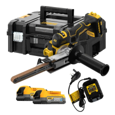 Аккумуляторный ленточный напильник DeWALT DCM200E2T, 2x1.7Ah, з/у, в кейсе TSTAK