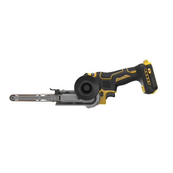 Акумуляторний стрічковий напилок DeWALT DCM200E2T, 2x1.7Ah, з/п, у валізі TSTAK