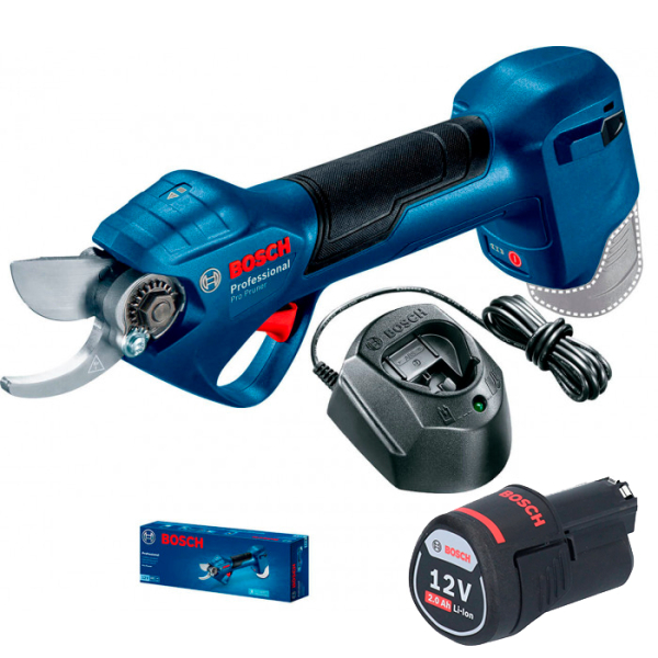 Аккумуляторный секатор Bosch Pro Pruner, 1x2.0 Ah, GAL 1210 CV