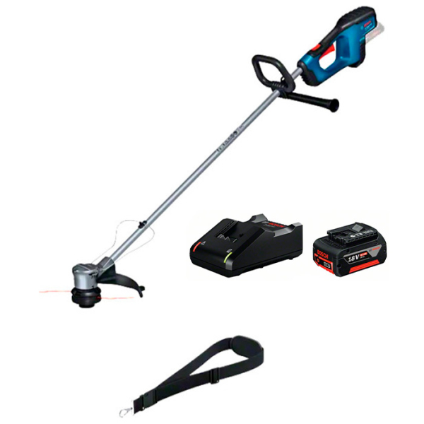 Аккумуляторный триммер Bosch GFR 18V-33 Professional, 1xGBA 18 V 4.0 Ah, з/у GAL 18V-40