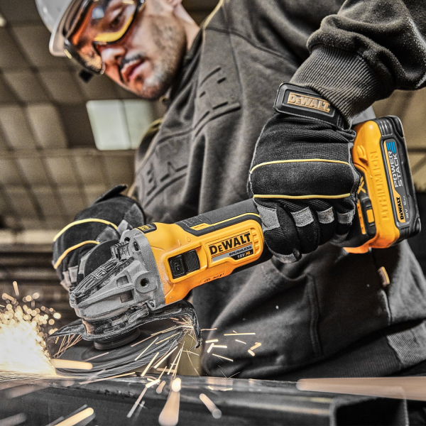 Акумуляторна болгарка DeWalt DCG405H2T, 2x5.0 Ah, з/п, кейс TSTAK