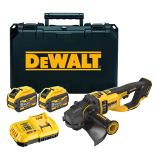 Аккумуляторная болгарка DeWalt DCG460X2, 2x9.0Ah, з/у, кейс