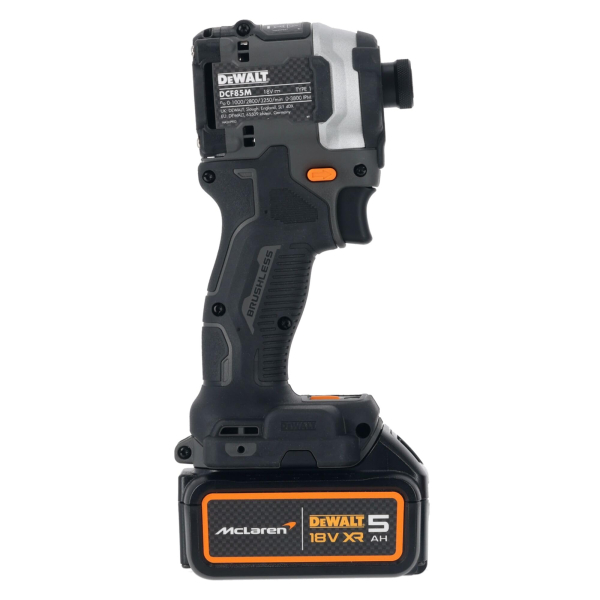 Аккумуляторный винтоверт McLaren F1 TEAM LIMITED EDITION DeWALT DCF85MP2T, PowerStack 2x5.0 Ah, з/у DCB1104, кейс TSTAK