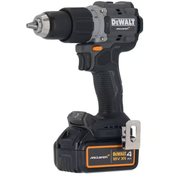Акумуляторний ударний шуруповерт McLaren F1 TEAM DeWALT DCD85MM2T, 2x4.0Ah, з/п, валіза TSTAK