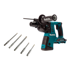 Акумуляторний перфоратор Makita DHR263ZX, каркас, з набором бурів SDS-Plus Nemesis, P4S, 5шт
