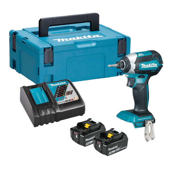 Аккумуляторный винтоверт Makita DTD153RFJ, 2x3.0Ah, з/у DC18RC, в кейсе Makpac 2