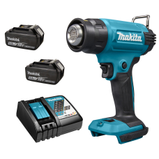 Акумуляторний технічний фен Makita DHG181RTE, 2x5.0Ah, з/п DC18RC