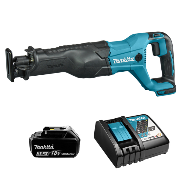 Акумуляторна ножівка Makita DJR186RF, 1x3.0Ah, з/п DC18RC