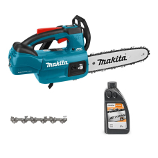 Аккумуляторная цепная пила Makita DUC254ZX, каркас, с цепью и маслом