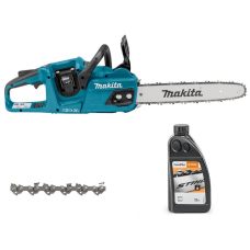 Аккумуляторная цепная пила Makita DUC355ZX, каркас, с цепью и маслом