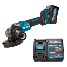 Аккумуляторная угловая шлифмашина Makita XGT 40 V MAX GA005GM101, 1x4.0 Ah, з/у DC40RA