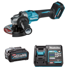 Акумуляторна кутова шліфмашина Makita XGT 40 V MAX GA035GM101, 1x4.0Ah, з/п DC40RA