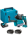 Акумуляторний перфоратор Makita DHR182RTWJ, LXT, 2x5.0 Ah, DC18RC, пилозбірник, кейс Makpac 4
