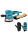 Ексцентрикова шліфмашина Makita BO6030X з рукавицями