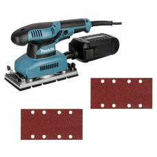 Виброшлифмашина Makita BO3710X с набором шлифбумаги К40 и К150