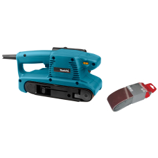 Ленточная шлифмашина Makita 9911X с набором шлифлент, 3 шт