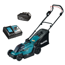 Аккумуляторная газонокосилка Makita DLM330RT, 1x5.0Ah, з/у DC18RC