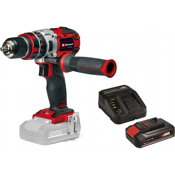 Аккумуляторная ударная дрель-шуруповерт Einhell TP-CD 18/80 Li-i BL Kit, 1x2.5 Ah, з/у