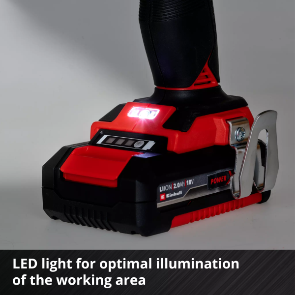 Акумуляторний ударний шуруповерт Einhell TP-CD 18/50 Li-i BL, 2x2Ah, з/п, в кейсі