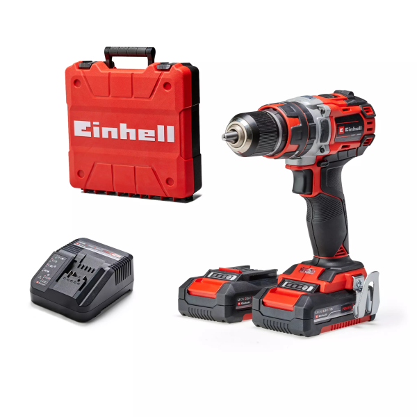 Акумуляторний ударний шуруповерт Einhell TP-CD 18/50 Li-i BL, 2x2Ah, з/п, в кейсі