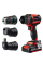 Акумуляторний шуруповерт Einhell TE-CD 18/45 3X-Li +22, 1x2.0Ah, з/п, з кейсом, набір біт і свердел