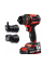 Акумуляторний шуруповерт Einhell TE-CD 18/45 3X-Li +22, 1x2.0Ah, з/п, з кейсом, набір біт і свердел