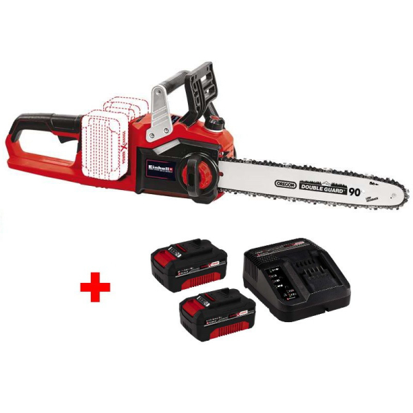 Акумуляторна ланцюгова пила Einhell GE-LC 36/35 Li Kit, 2x18 V 3.0 Ah, з/у