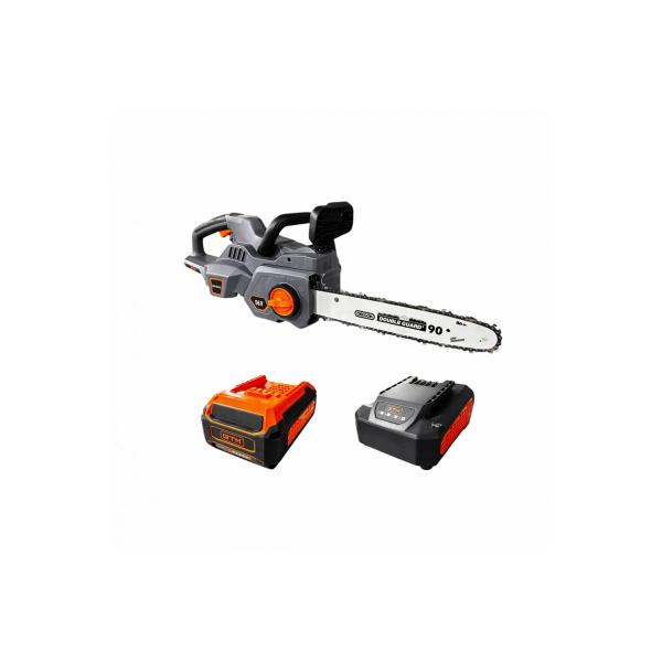 Аккумуляторная цепная пила GTM CS56/1800BL KIT 56В, 1×56V 4.0 Ah, з/у
