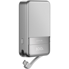 Павербанк EcoFlow RAPID Magnetic Power Bank 10000 mAh 65W Qi2.0 Silver