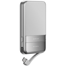Павербанк EcoFlow RAPID Magnetic Power Bank 5000 mAh 30W Qi2.0 Silver