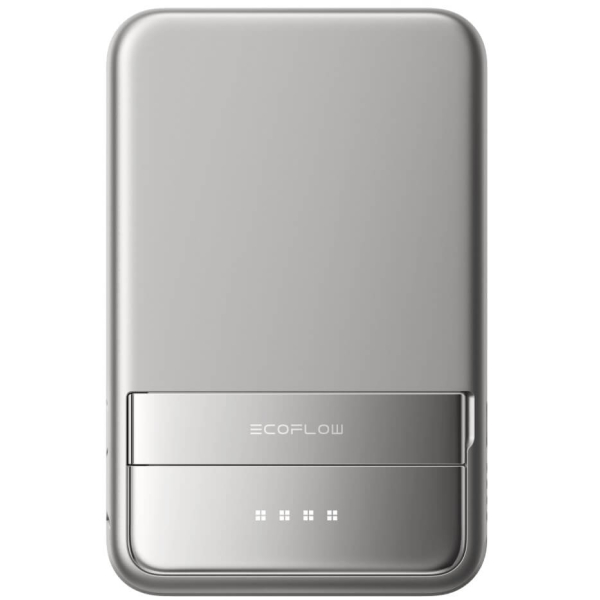 Павербанк EcoFlow RAPID Magnetic Power Bank 5000 mAh 30W Qi2.0 Silver