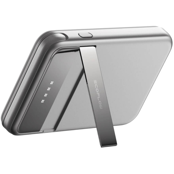 Павербанк EcoFlow RAPID Magnetic Power Bank 5000 mAh 30W Qi2.0 Silver