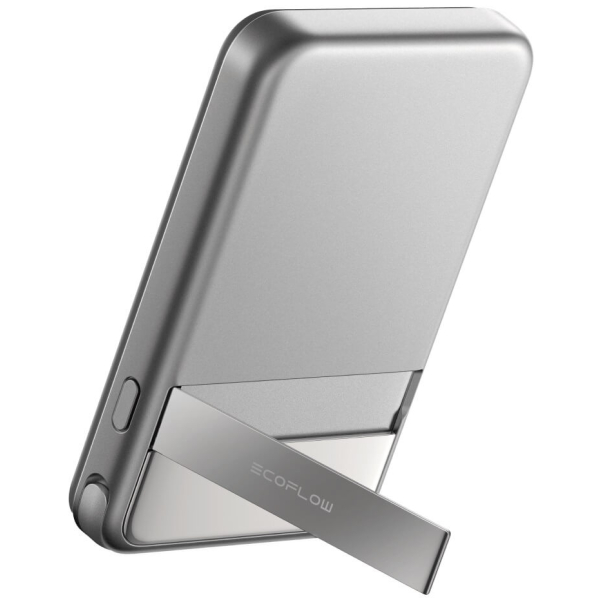 Павербанк EcoFlow RAPID Magnetic Power Bank 5000 mAh 30W Qi2.0 Silver