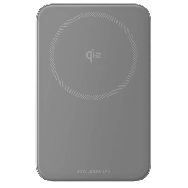 Павербанк EcoFlow RAPID Magnetic Power Bank 5000 mAh 30W Qi2.0 Silver