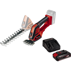 Аккумуляторные ножницы для травы и кустов Einhell GE-CG 18/100 Li T, 1x2.5 Ah, з/у