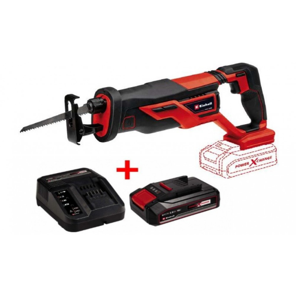Акумуляторна шабельна пила Einhell TE-AP 18/26 Li, 1x2.5 Ah, з/п